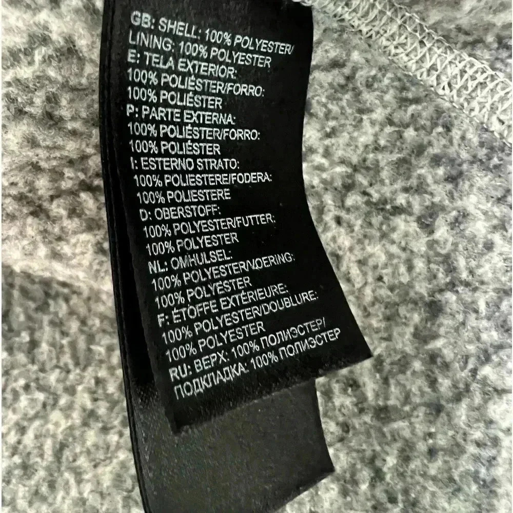 The North Face Gray 1/4 Zip Pullover Size Small - Picture 3 of 9